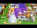 Mario Party 9 Step It Up - Wedding Peach Vs Mario Vs Luigi Vs Bowser (Master COM)