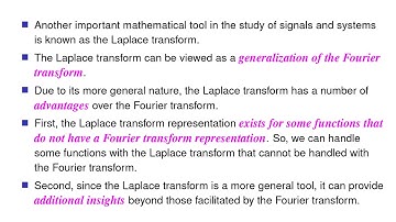 ECE 260 --- Laplace Transform --- Introduction