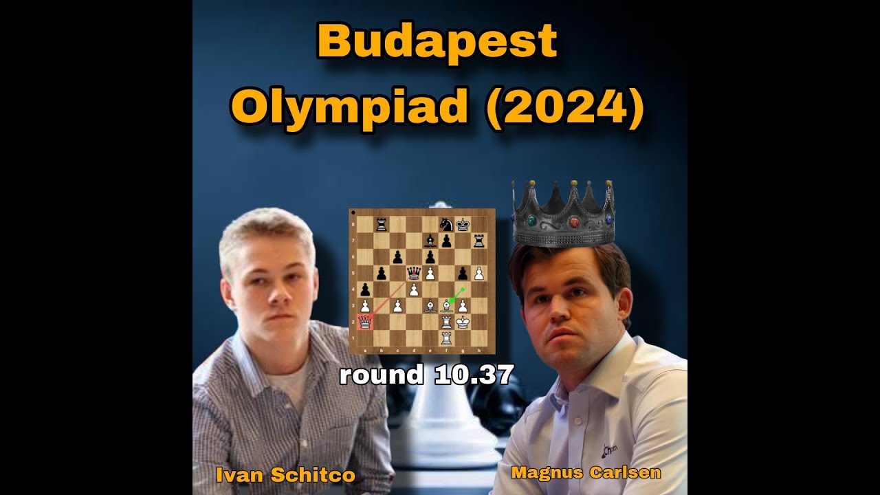 Magnus Carlsen vs Ivan Schitco | Budapest Olympiad (2024) | 