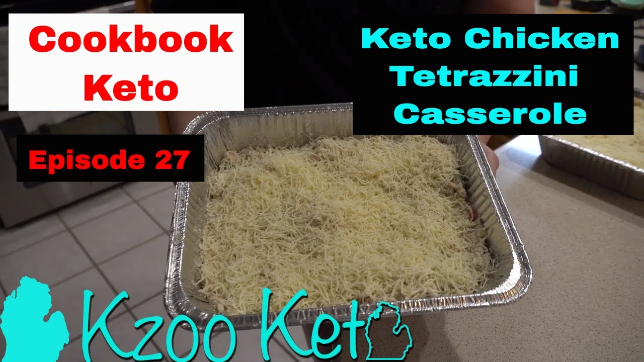 Keto Dinner | Chicken Tetrazzini Casserole | Cookbook Keto |Livlo Keto Biscuit Mix