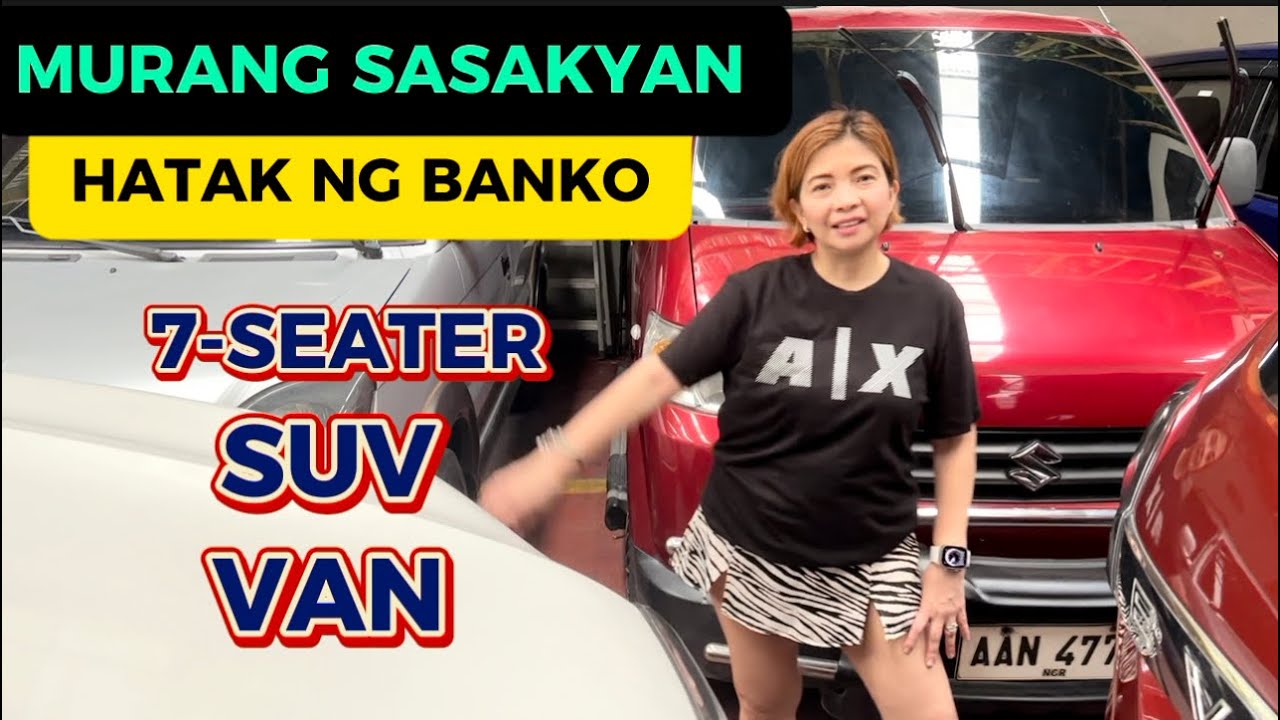 BILIHAN NG MURANG SASAKYAN HATAK NG BANKO 7SEATER SUV VAN repocars 