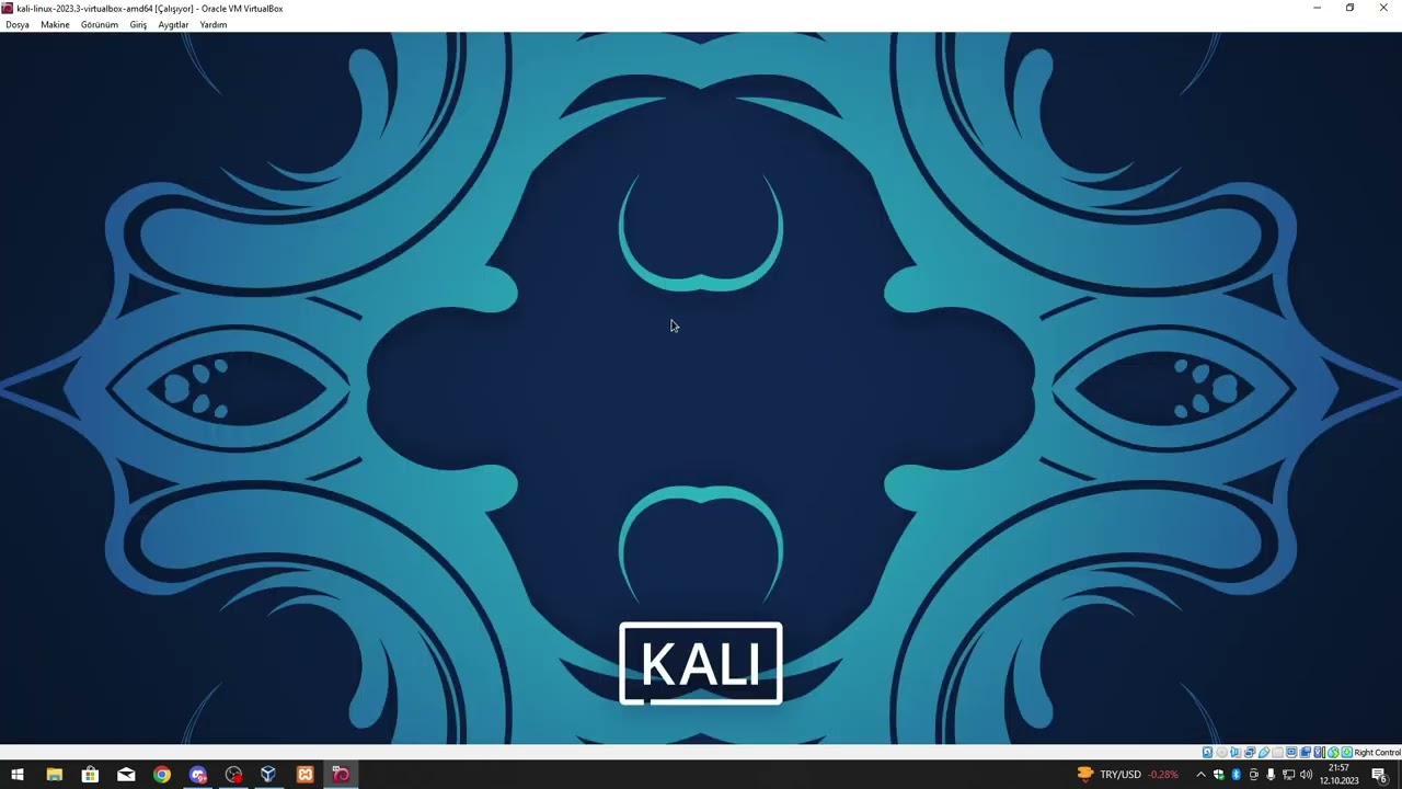 VİRTUALBOX KALİ LİNUX KURULUMU VE KURULUM SONRASI İŞLEMLER