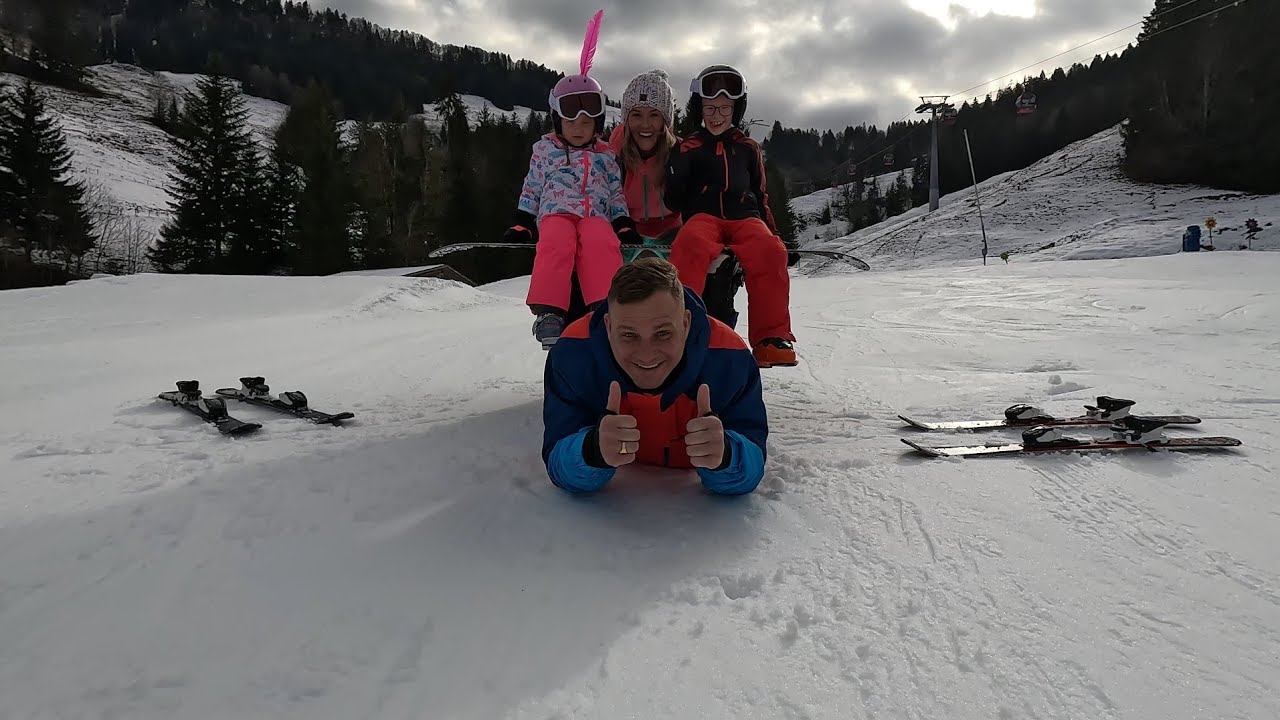 Steibis Oberstaufen | Eerste wintersport Kenzo en Romée