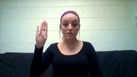 Merissa Maracle: ASL 101 Video Assignment #3