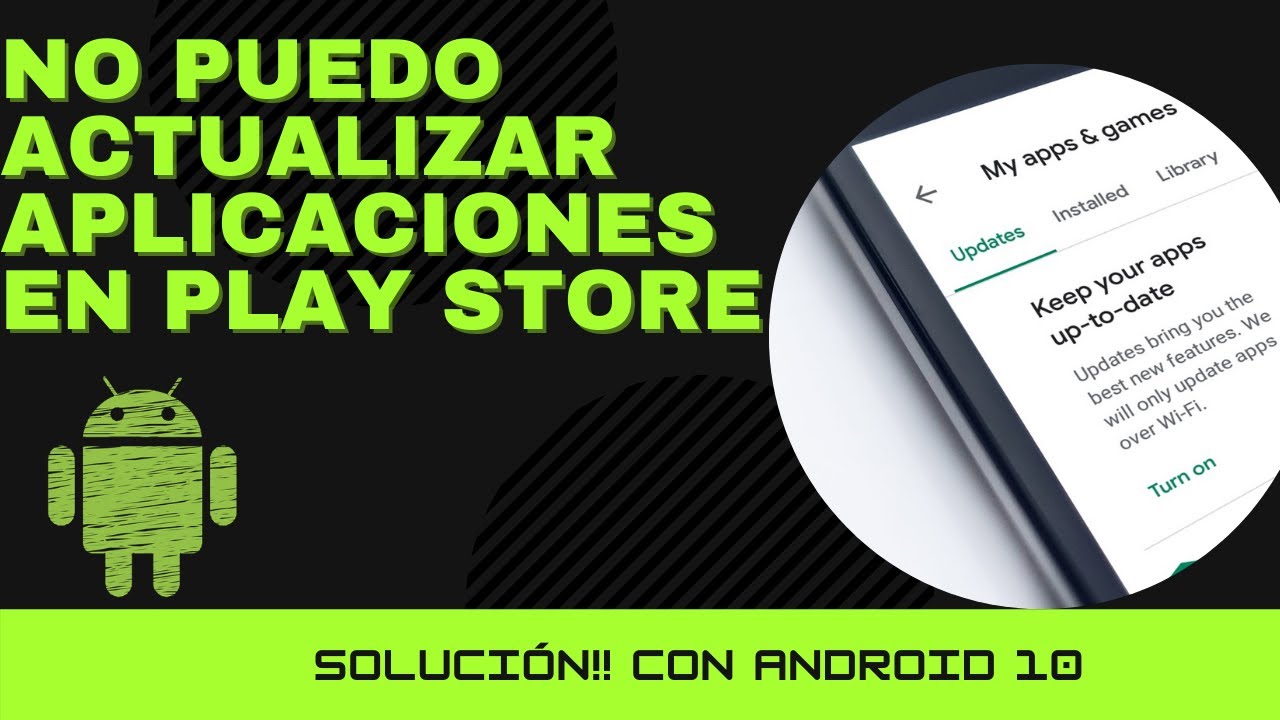 No puedo descargar y actualizar aplicaciones en play store - YouTube