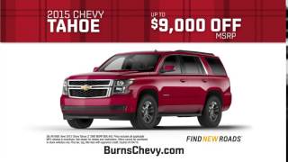 Chevy Holiday Savings Event | Burns Chevy | Rock Hill SC 29732 | Chevy TAHOE
