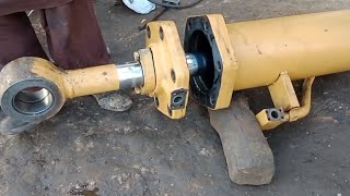 Assembling Ripper Jeck Komatsu D155  | Komatsu D155 || #engineering