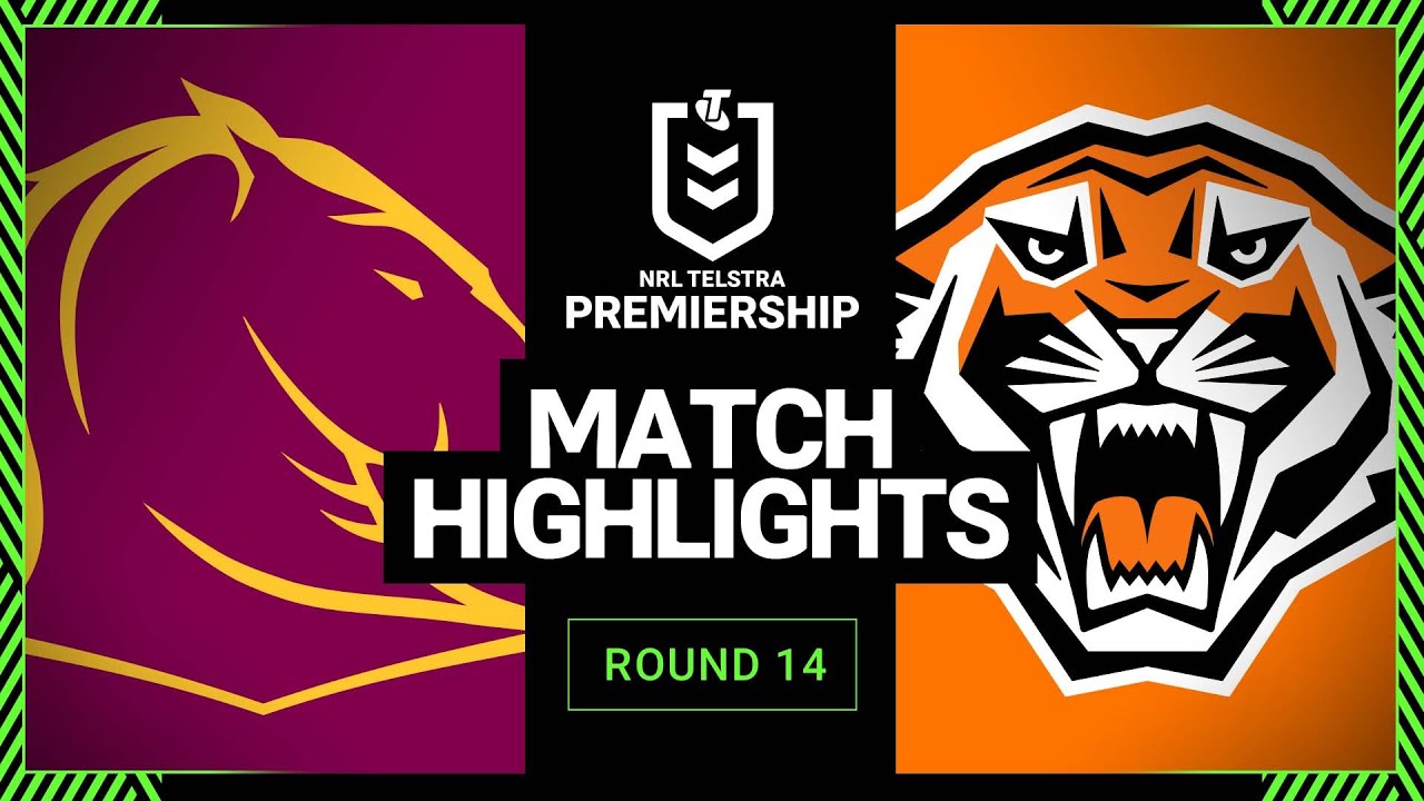 NRL Highlights | Brisbane Broncos v Wests Tigers | Match Highlights | Round 14, 2013 | NRL