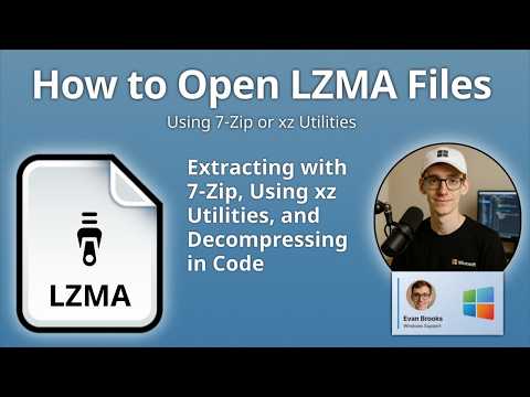 How to Open LZMA Files (LZMA Compressed)