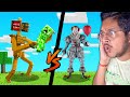 SIREN HEAD vs PENNYWISE in MINECRAFT !!