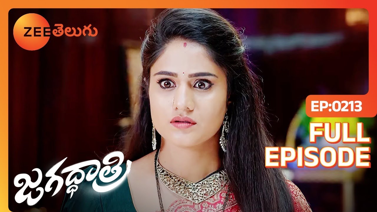 నీకేమైన మతిపోయిందా ? | Jagadhatri | Full Ep 213 | Zee Telugu | 24 Apr 2024