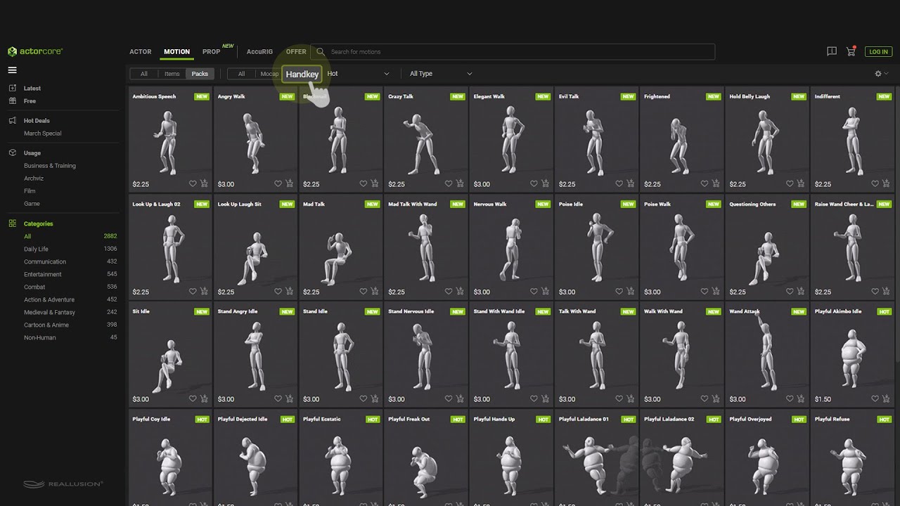 Professional Handkey Animations for Toon Characters - Exclusive on