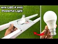 How to make a powerful light  double tube light led  amazing idea