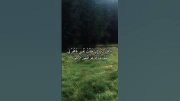 سورة القصص الآية (١٦) 🤍🍃