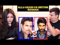 #HrithikRoshan VS. #AlluArjun  DANCE BATTLE REACTION