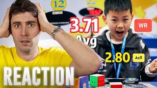 New Rubik's Cube World Record Breaker - AVG Reaction