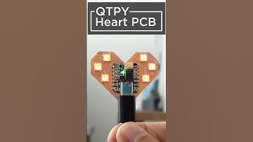 NeoPixel LED badge using #adafruit QTPY dev board! https://learn.adafruit.com/qtpy-heart-pcb