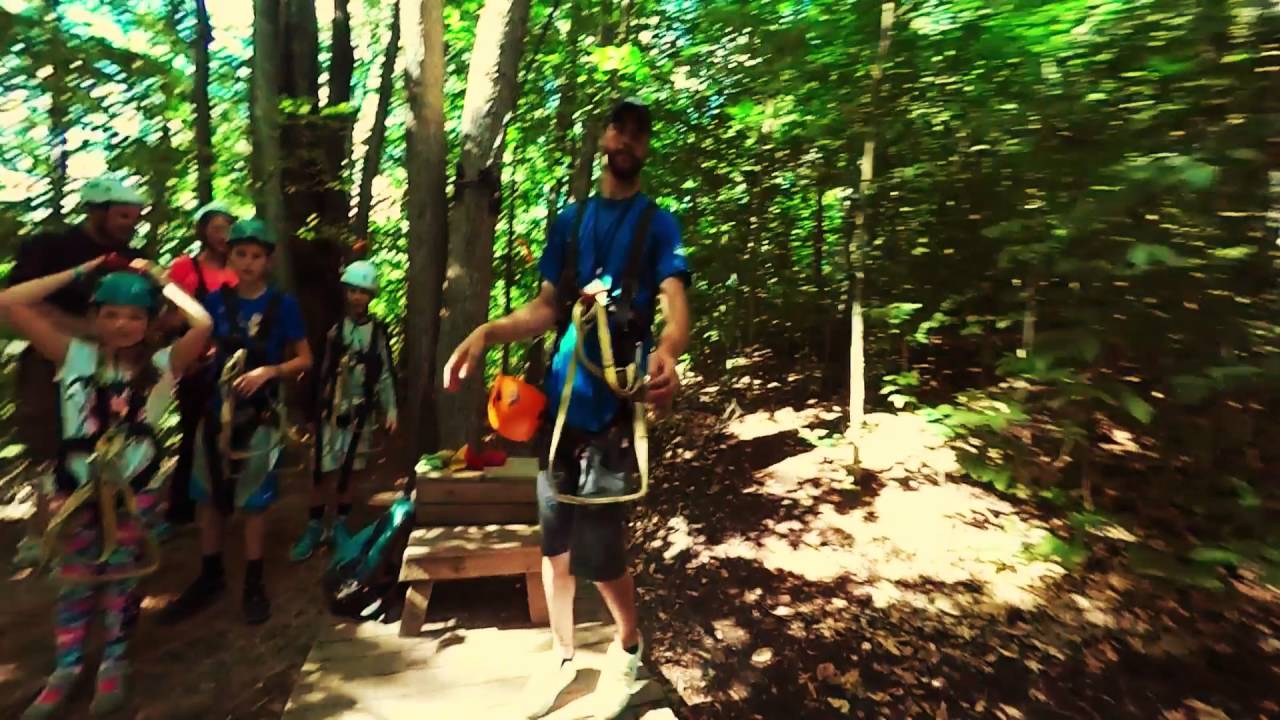 Boyne Mountain Zipline Tour 2016 YouTube
