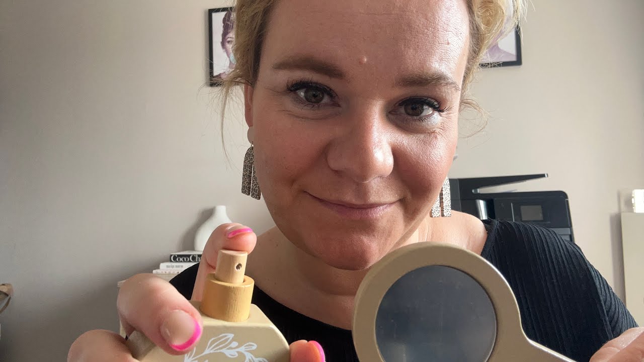 ASMR: Makeup R/play with wooden & play makeup 💄 relaxing and tingly! #asmr #sleepy #roleplay