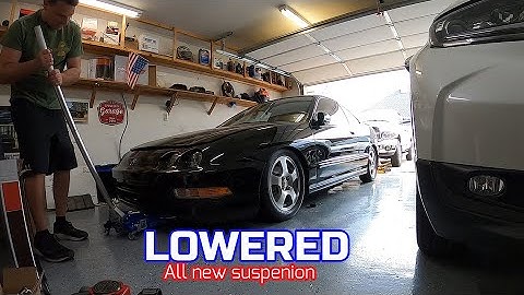 Lowering Down First Time|New Suspension|