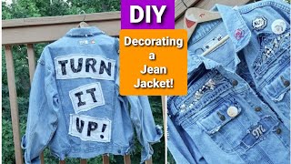 Embellish and Decorate a Jean / Denim Jacket