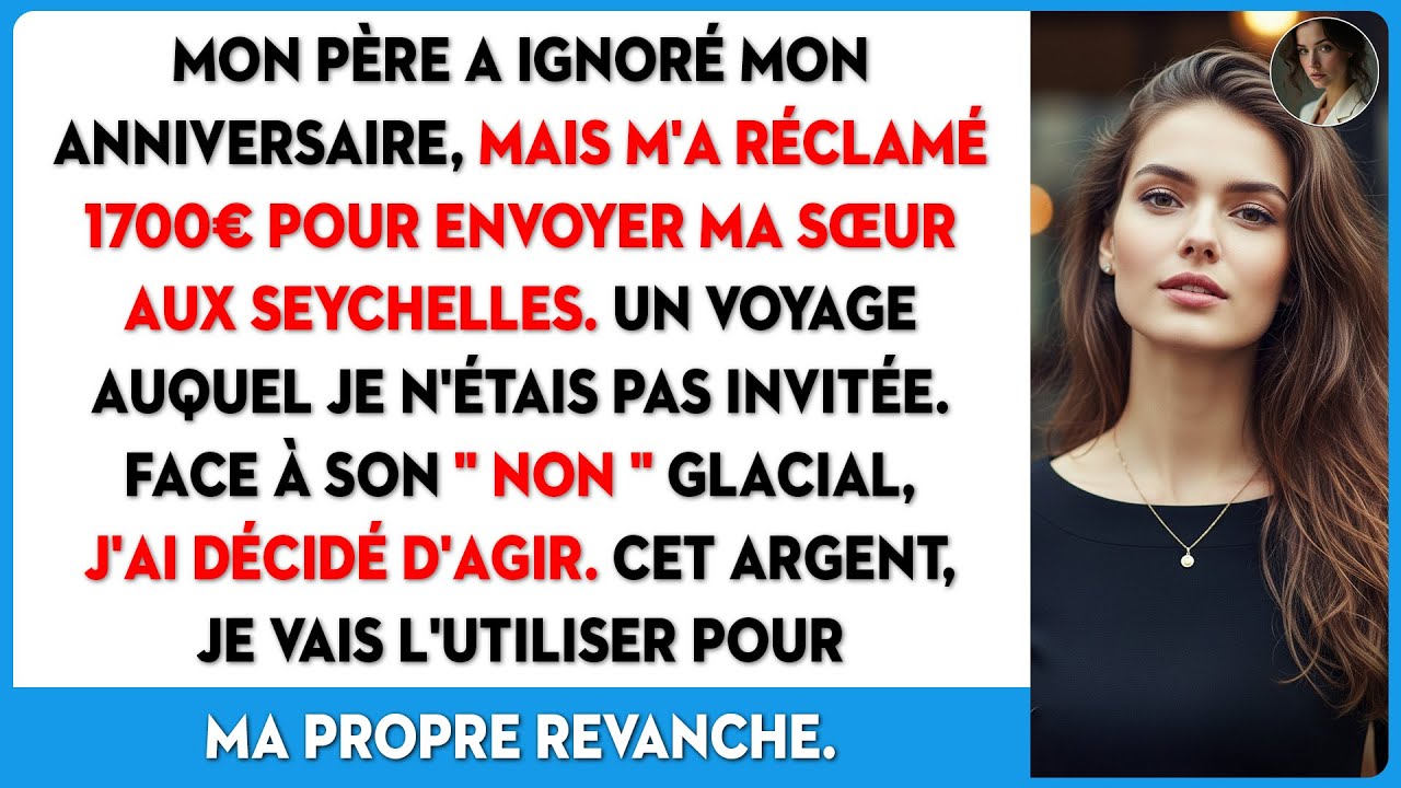 Mon père a ignoré mon anniversaire. 2 semaines plus tard, il m'appelle et me dit : 