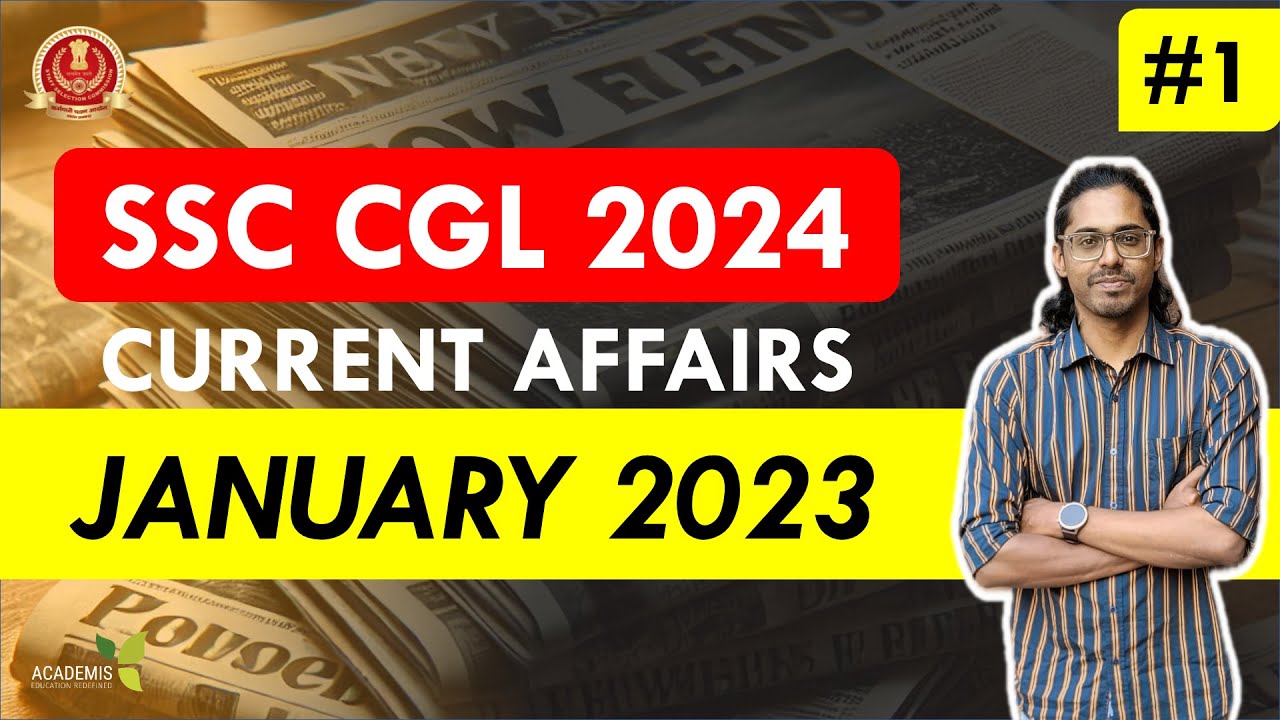 SSC CGL 2024 - STUDY PLAN - Revision Class - CURRENT AFFAIRS - YouTube