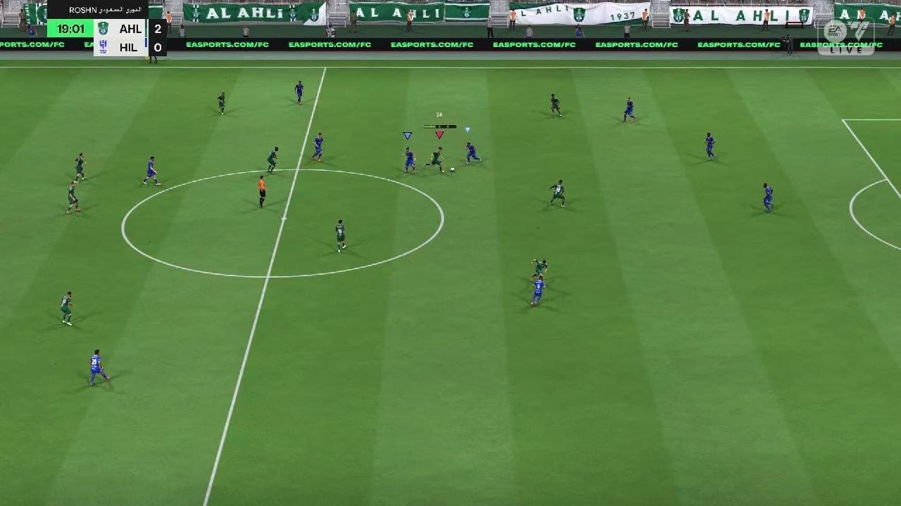 الهلال ضد الاهلي 💙×💚 فيفا