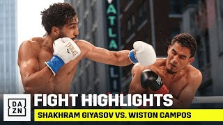 HIGHLIGHTS | Shakhram Giyasov vs. Wiston Campos