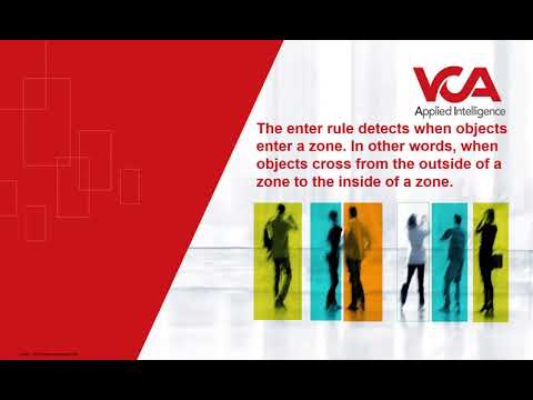 VCA Technology - Enter / Exit Rule