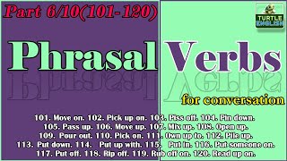Learn English: Phrasal Verbs With This Complete Guide- Part 6/10