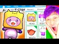 MAKING *LANKYBOX FOXY* A ROBLOX ACCOUNT?! (GOT HACKED!)