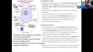 Activation of #macrophages; Clearance of microbs or Tissue repair