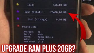 SWAP RAM 20 GB? CARA MENAMBAH MEMORI HP ANDROID TANPA MENGURANGI INTERNAL STORAGE APLIKASI NO ROOT? screenshot 5