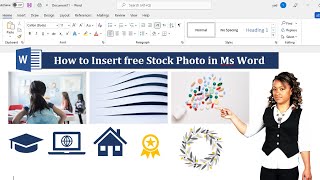 How to insert free Stock photo in Ms word || Insert Free Stock photo in Microsoft word