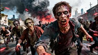 A zombie apocalypse has arrived! A virus has swept the globe!