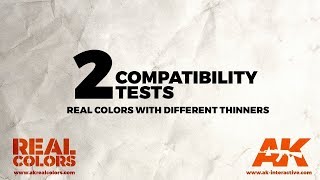 Famous 2.COMPATIBILITY TEST: Real Colors with different thinners - ||ENG|| Wealth