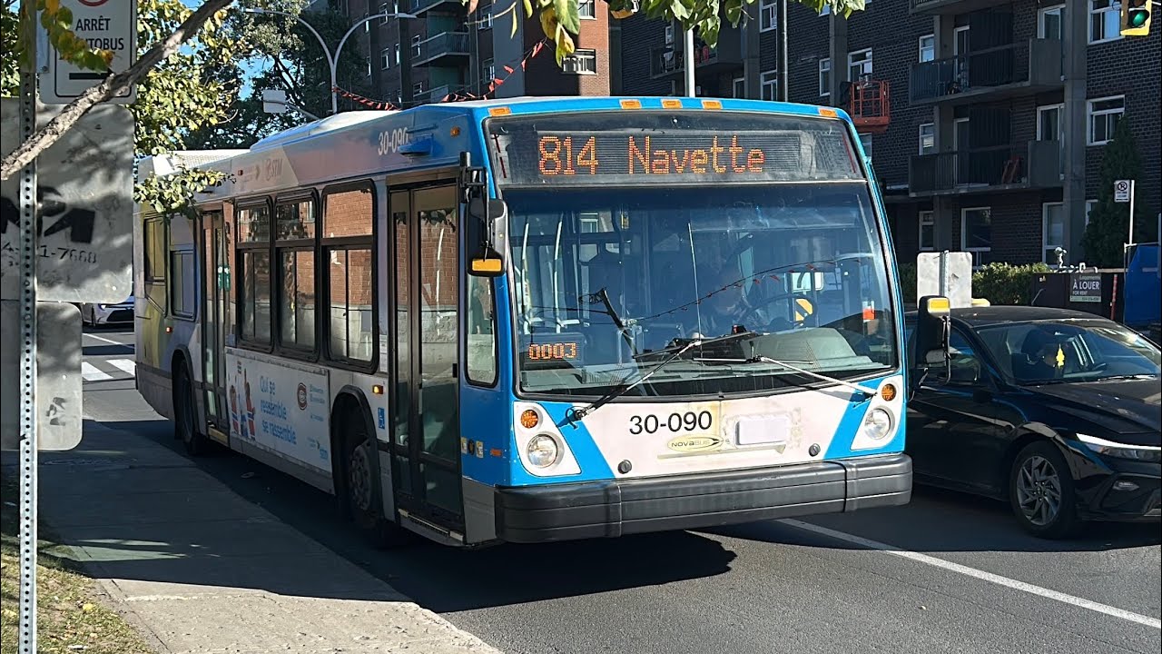 Ride on STM shuttle route 814 (#30-090)