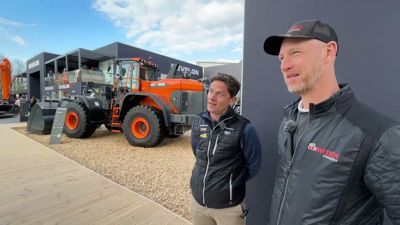 Case, Develon och Bergmann på Bauma