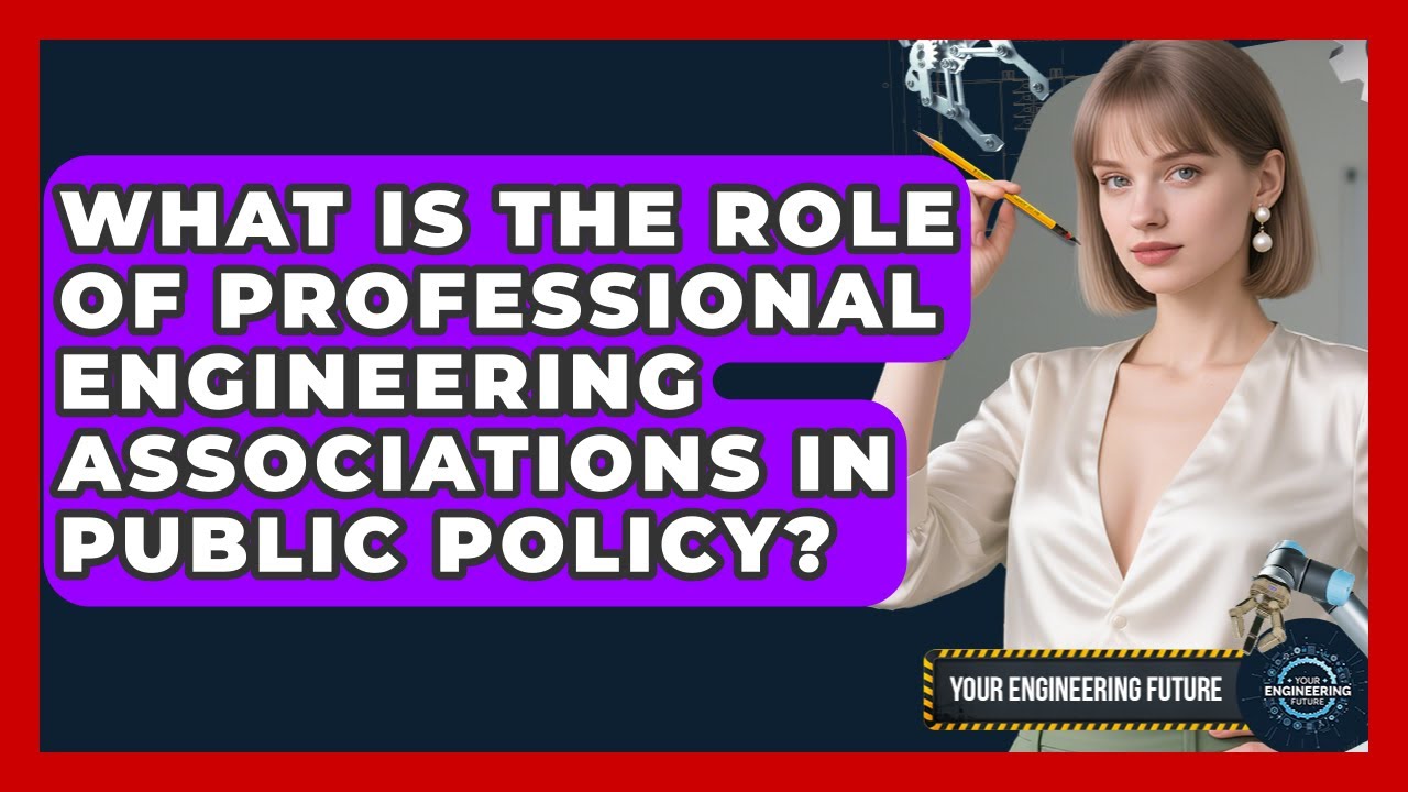 What Is the Role of Professional Engineering Associations in Public Policy?
