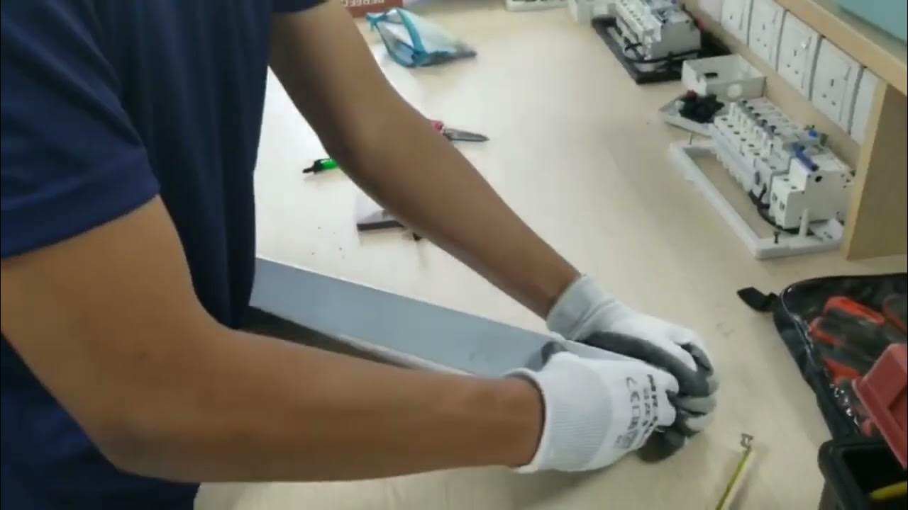 [01] 90 degree trunking cutting YouTube