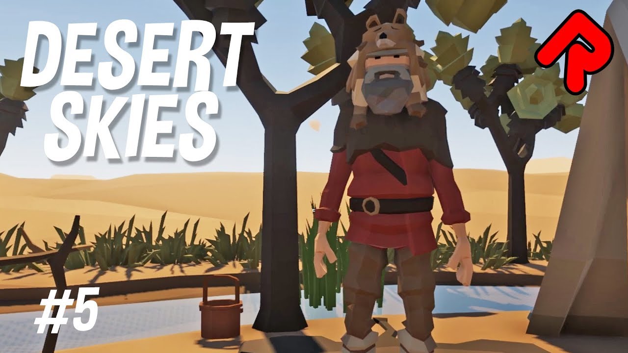 gaming logo HERMIT'S OASIS - Our first NPC! | Let's play Desert Skies (Early Access) ep 5