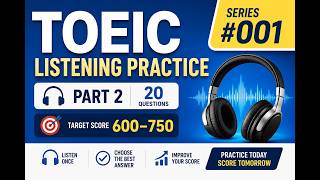 Toeic Part 2 Listening Test 2X Speed High-Load Training