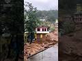 Moment landslide takes out building in India | AJ #shorts