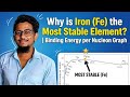 Why is Iron (Fe) the Most Stable Element? | Binding Energy per Nucleon Graph