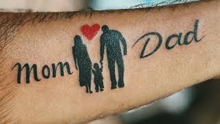 Mom and Dad Tattoos 2023 - Ma Papaa Tattoo Designs #tattoos
