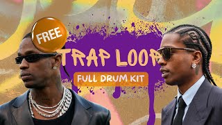 🎁 FREE Trap Drum Loop – Punchy & Tight Sound | 142 BPM | High Quality Loop for Beats