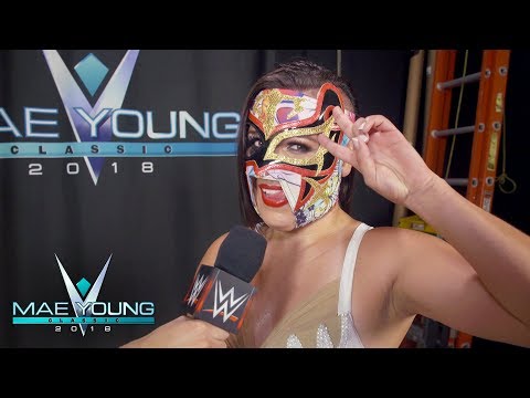 Zeuxis celebrates her huge win over Aerial Monroe in the First Round: WWE Exclusive, Sept. 12, 2018