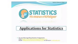 Boost Your Grades with Expert Statistics Assignment Help!