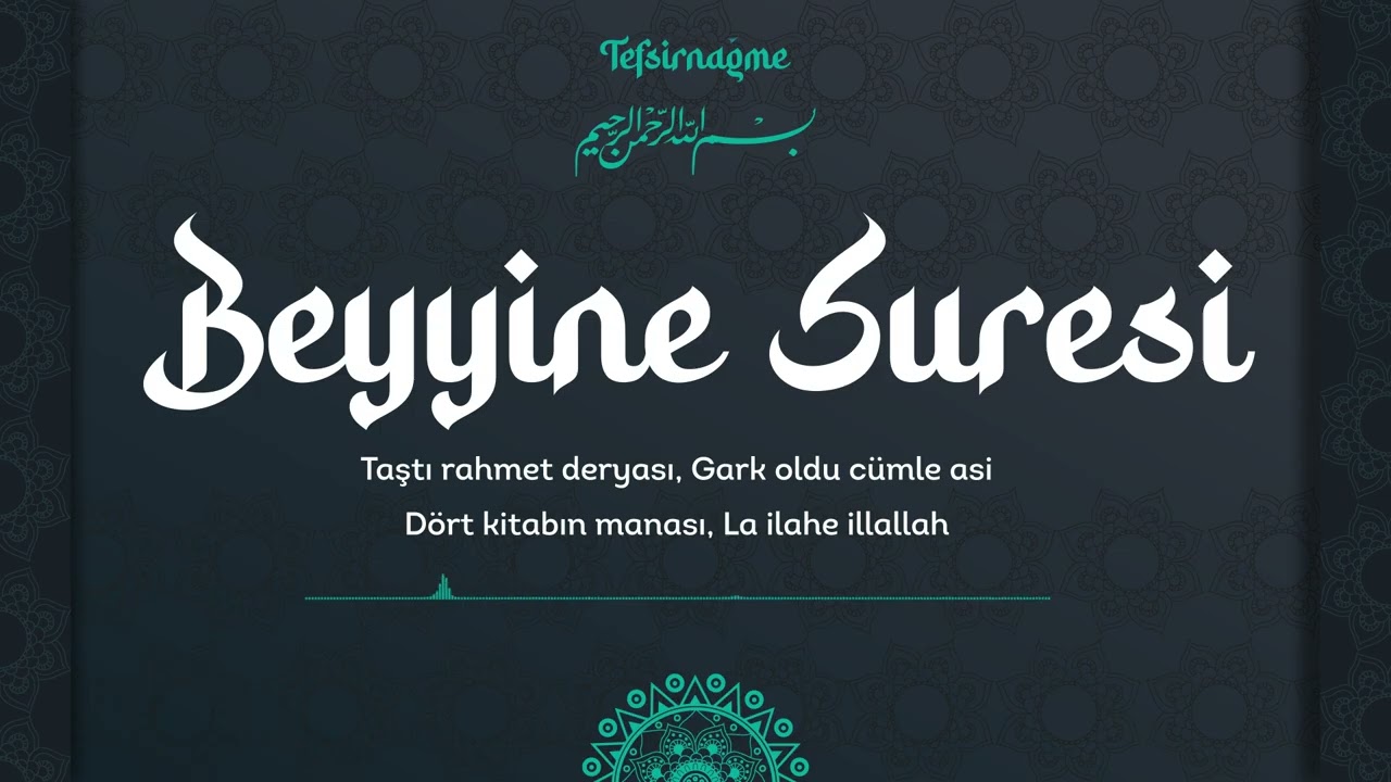 Beyyine Suresi Tefsiri